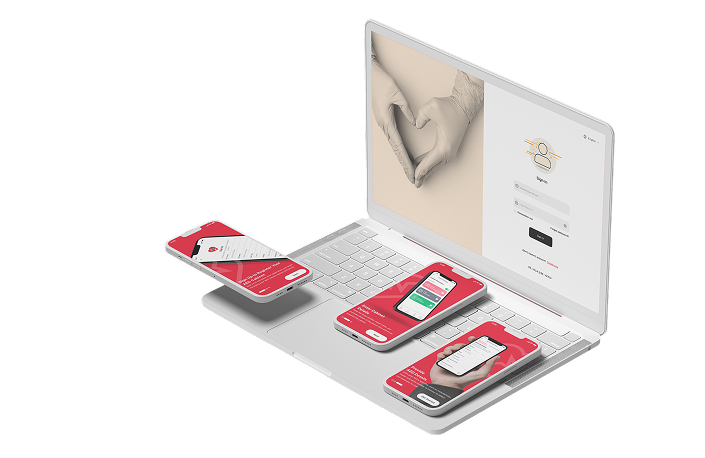 C4Life product image showing a laptop and smartphones